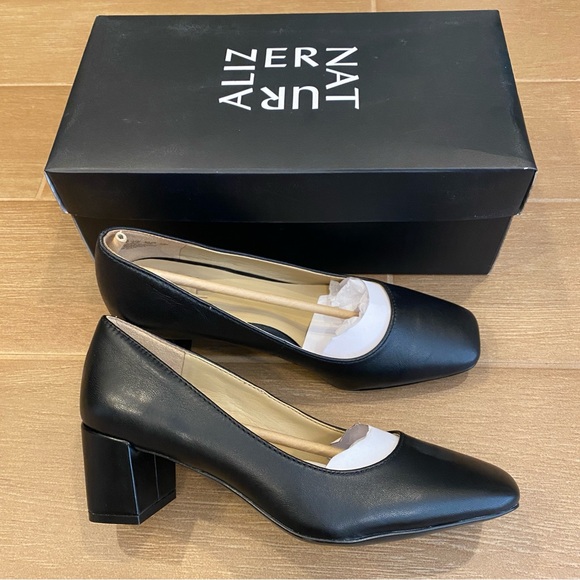 NWB Naturalizer Karina Pump in Black, Black Pumps, New Black heels square toe - Picture 12 of 13